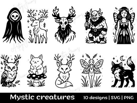 Mystic Creatures SVG Bundle