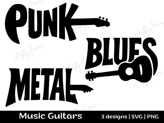 Music Guitar SVG Bundle